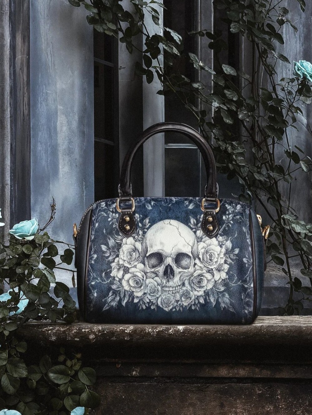 New! Skullette Mini Satchel - "Frostmourne"